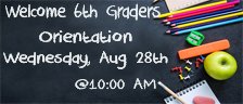 6th Grade Parent Orientation